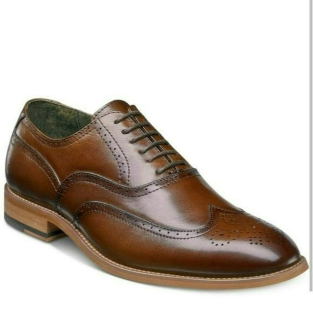 Stacy Adams Dunbar Wingtips Oxford -7 - Picture 6 of 9